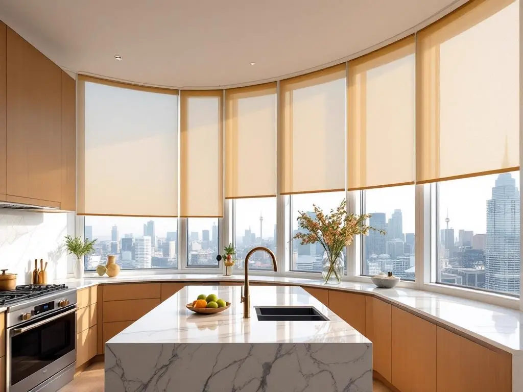 Vertical blinds warehouse — large window light control