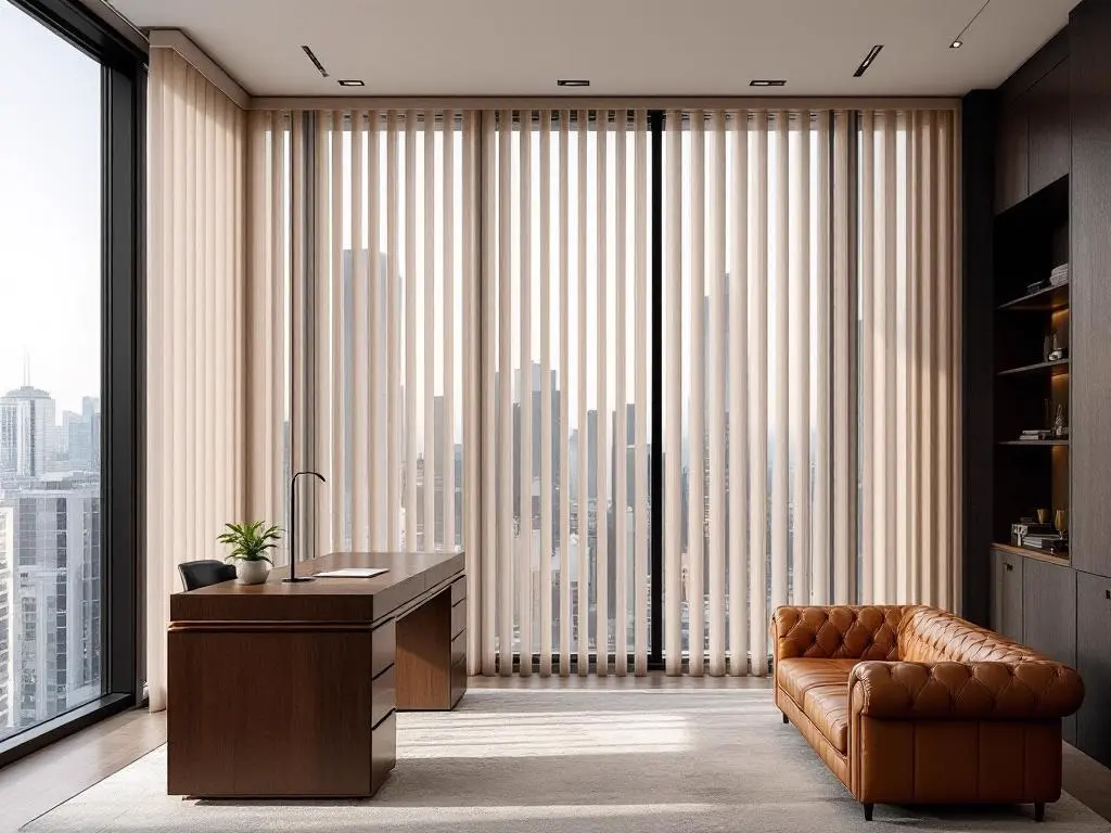 Motorized blackout drapes hotel suite — Curtain Works