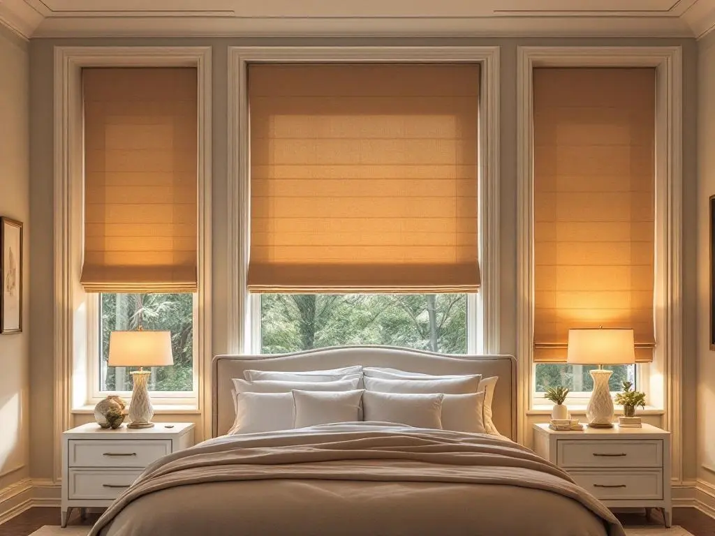 Blackout curtains hotel bedroom — superior sleep quality