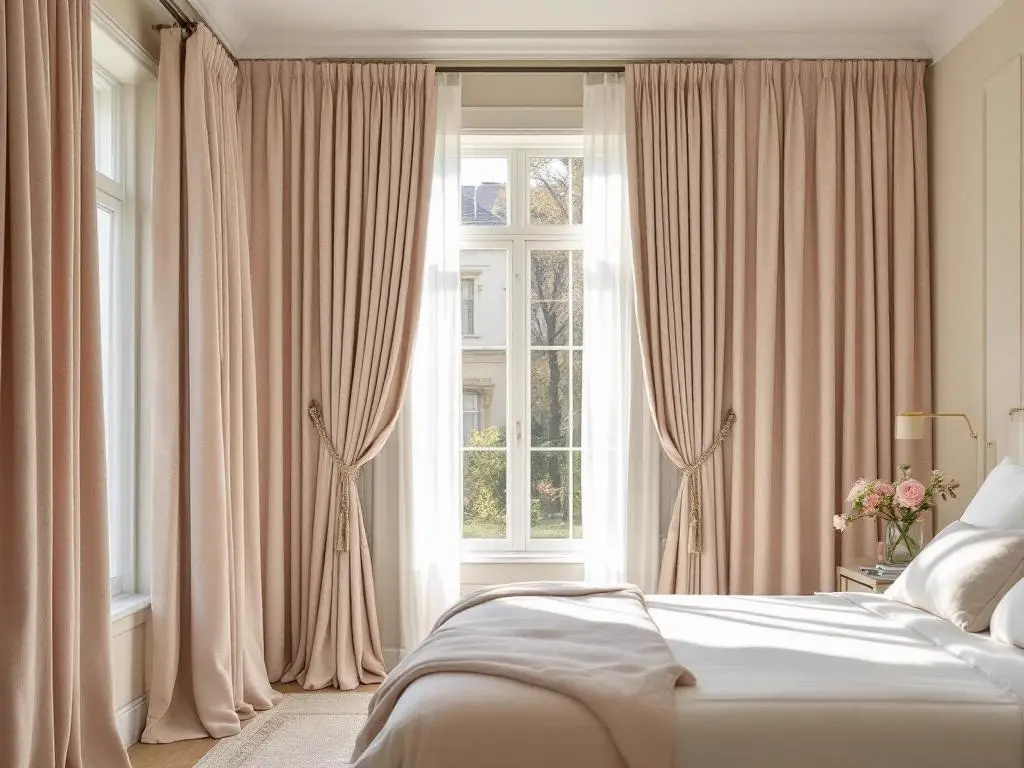 Fire-rated drapery hotel corridor — safety compliant